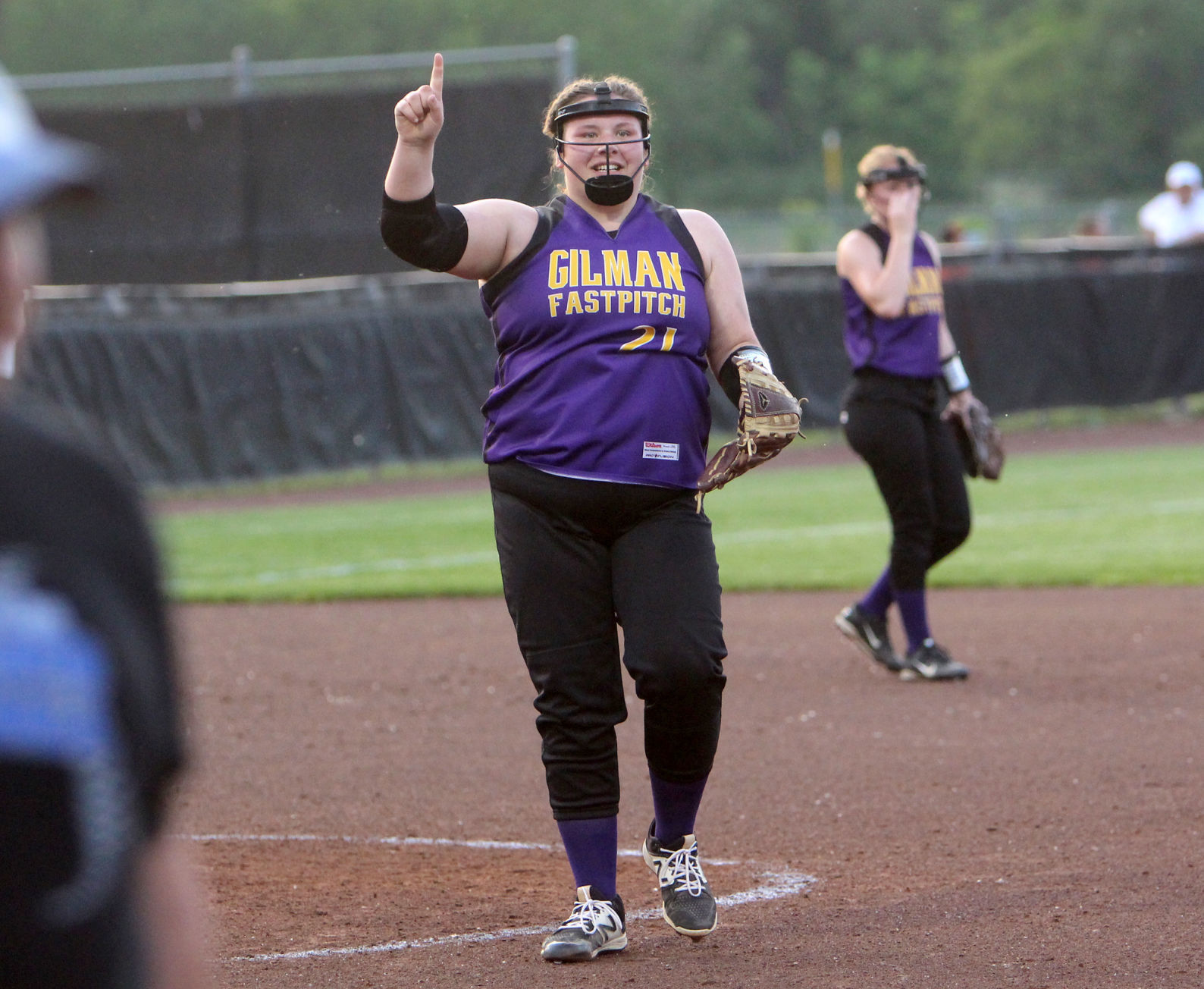 Gilman vs Blair-Taylor softball at Division 5 state semifinals 6-6-19